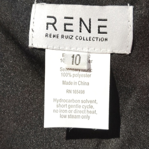 Rene By Rene Ruiz Collection Embroidered Evening Gown - Picture 12 of 14